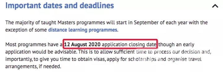 这些大学2020年第一轮申请已经或即将截止！